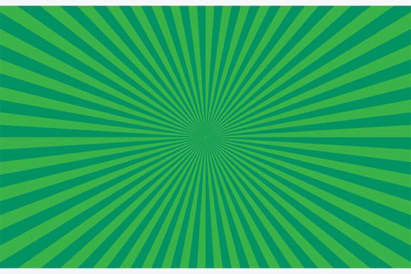 Green Sunburst Pattern Background Graphics