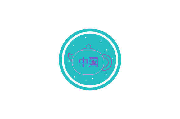 Imlek Icon Teapot Color Line: Graphics & Icons for Festive Branding
