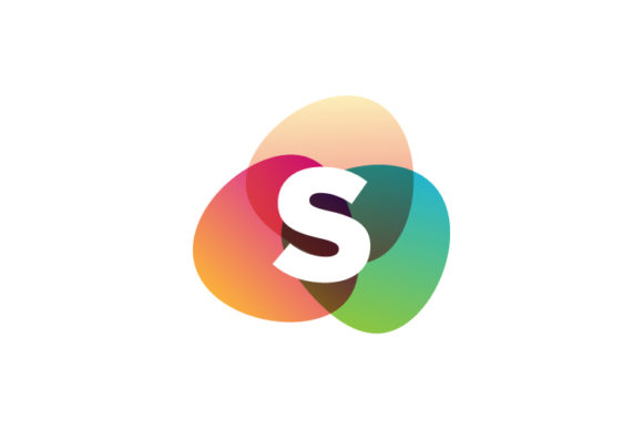 Letter S Retro Color Logo Template Vecto: Graphics & Logos for Local Brands